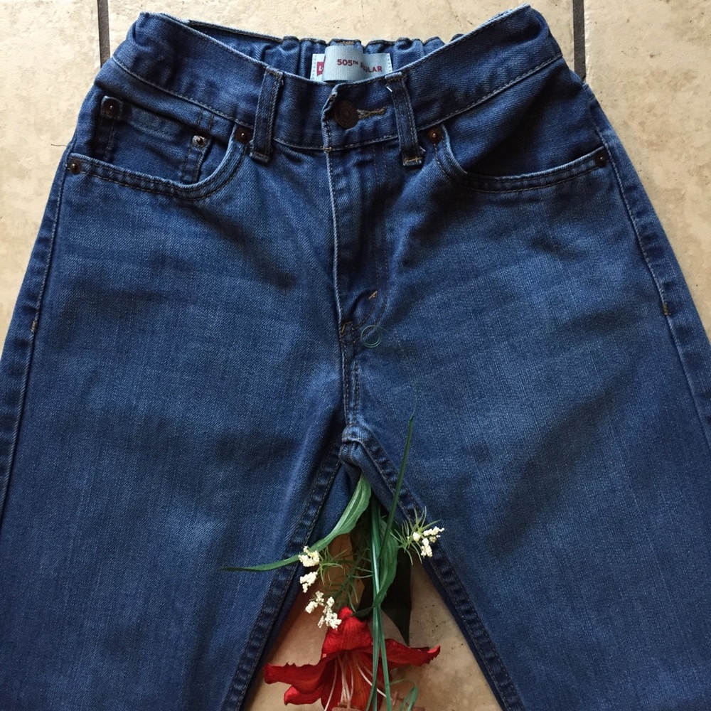 Levi’s 505 Regular Kids 12 26x26 Denim Jeans - Picture 3 of 8